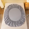 Fitted Sheet - Soft Brushed Microfiber - Deep Pockets, Shrinkage