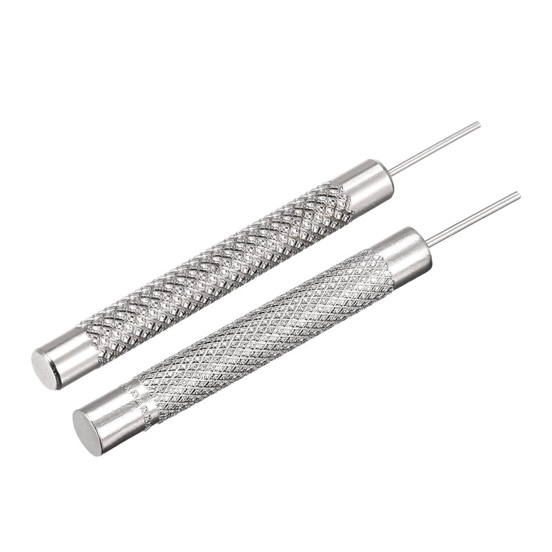 sourcing map Watch Band Pin Punch 0.7mm 1mm Dia Watch