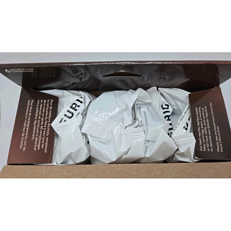 Keurig Water Filter Refill Cartridges - Pack of 6 New/Sealed