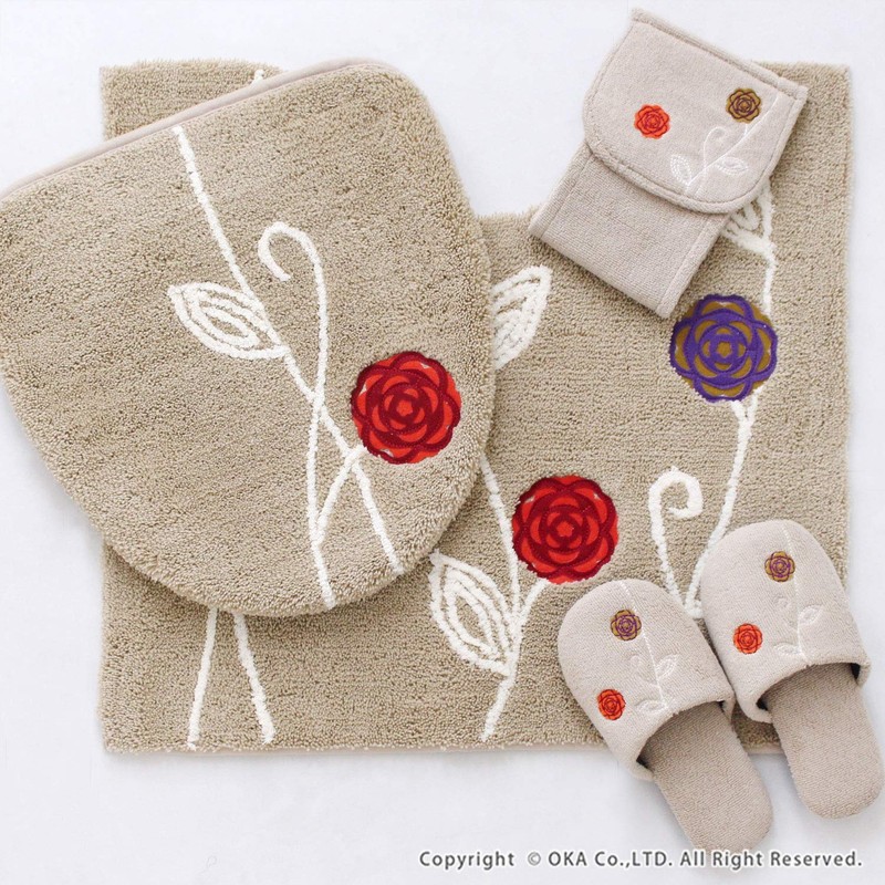 Etoffe Toilet Seat Cover, For Toilets With Wash/Heating Features, Pink