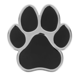 Car Sticker, 3D Paw Print Car Decal Zinc Alloy Auto Paw Print Stickers Footprint Decals Decorative Decal for Car Bike Helmet Window Laptops, 2. 55X2. 36X0. 20 inch
