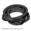 sourcing map U Channel Edge Trim, 4.9ft Length Rubber Guard