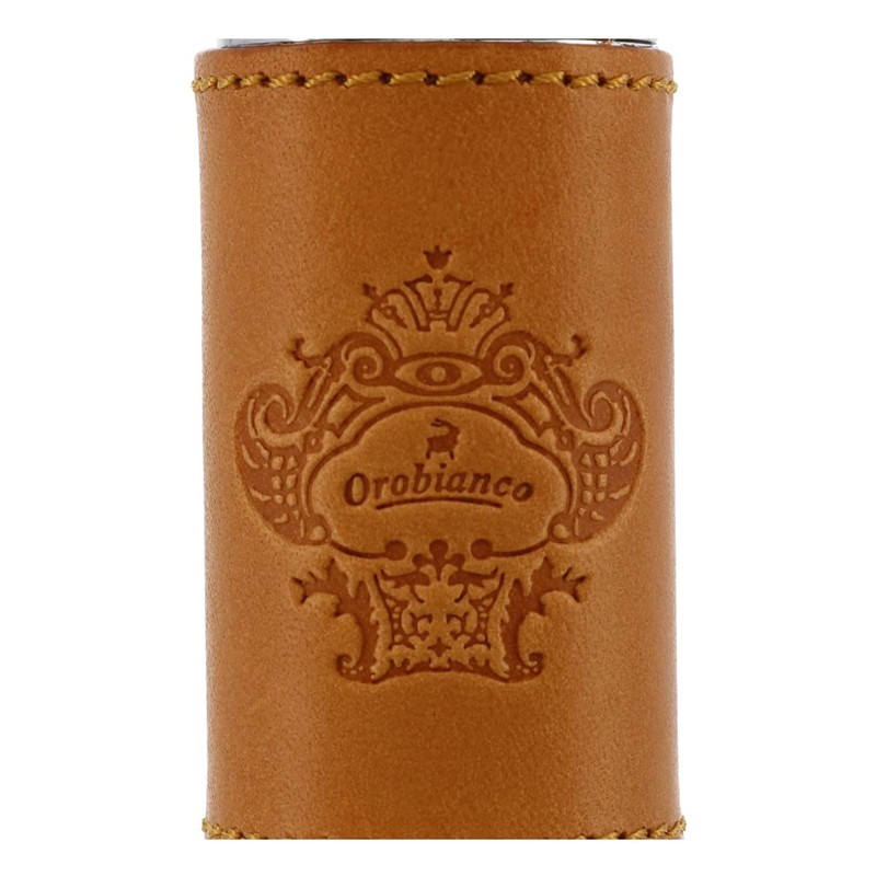 Orobianco ORA-001 Men's Portable Ashtray, Stylish, Genuine Leather, Made in