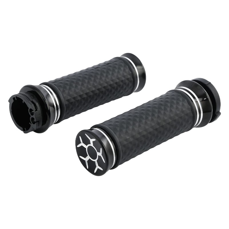 TCT-MOTORPARTS 1" Handlebar Hand Grip Fits for Harley Touring Street