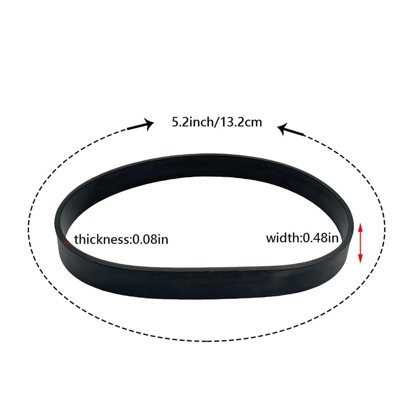 4Pcs Vacuum Cleaner Belt Compatible with Black Decker Air Swivel