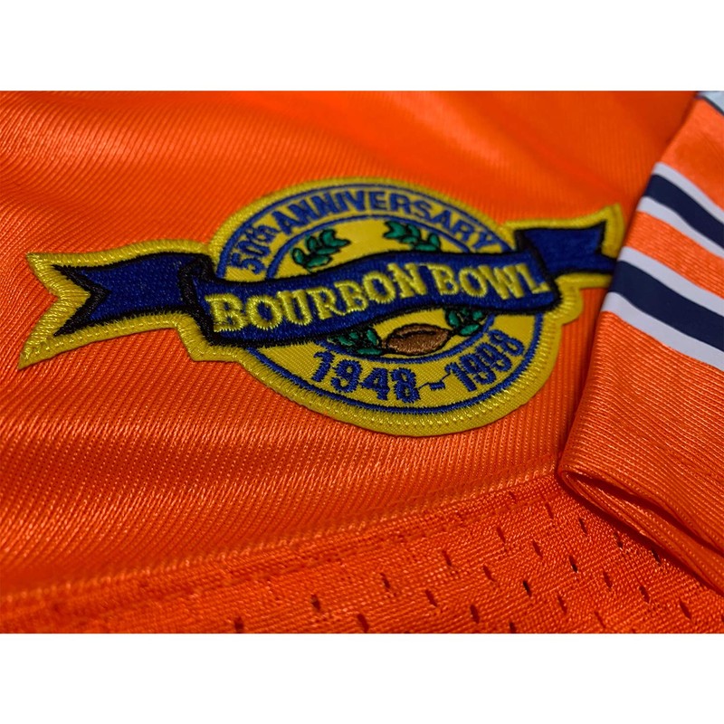 AIFFEE Men's #9 Boucher Football Jersey Pumpkin Color Stitched Size