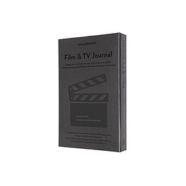 Moleskine Passion Journal, Film & TV, Hard Cover, Large (5" x 8.25") Black, 400 Pages