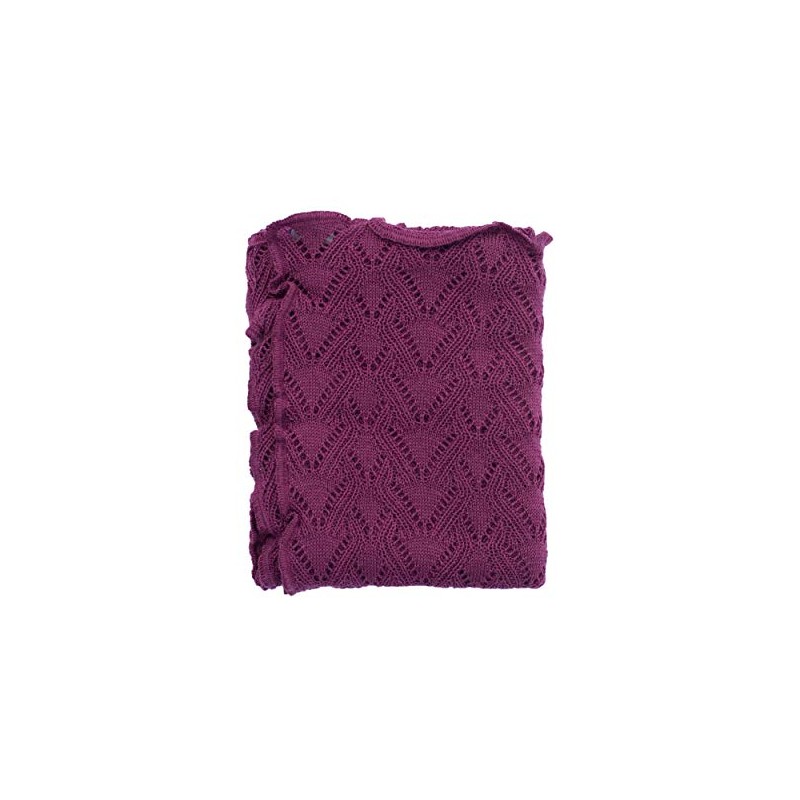 Invero, Merino Scarf Lilly 100% Wool, Cyklam