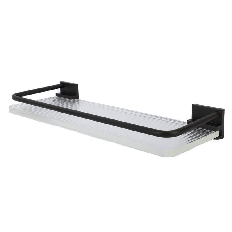 Floating Shelf Space Aluminum Acrylic Wall Mounted Decorative Storage Shelf