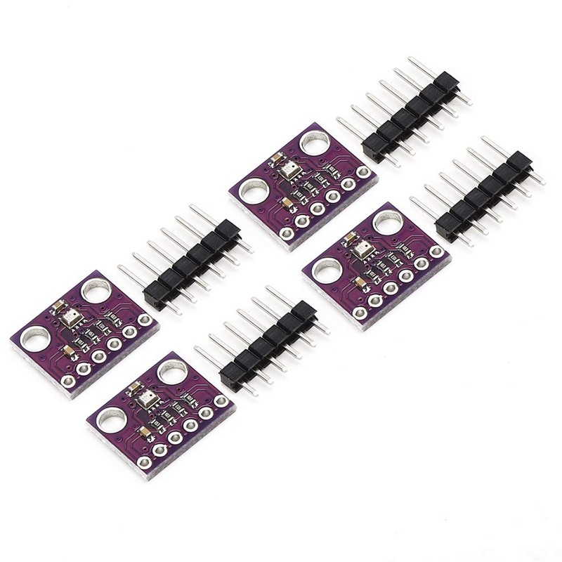 4 Pieces Temperature Sensor Board, GY-BMP280-3.3 Humidity Sensor 300-1100 HPa