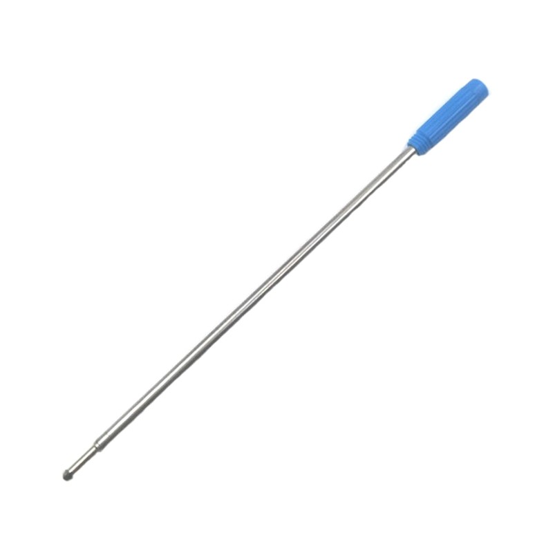 10PCS Metal Pen Refills - Blue and Black 115mm Replacement