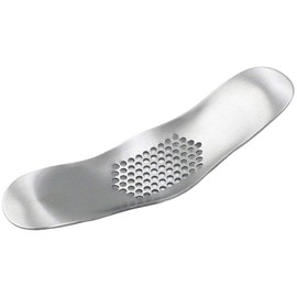 TRHDFW Garlic Rocker Crusher Mincer Press Dishwasher Safe, Stainless Steel Garlic Crusher Press
