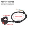 ABCERRSI Motorcycle Handlebar Switch,Dirt Bike Start Switch Engine Stop Button