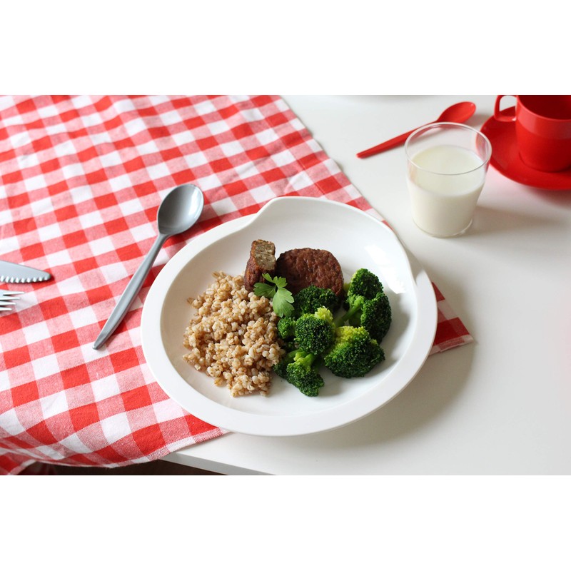 Harfield Tableware Assisted Dining Scoop Non Slip Plate 23cm HQ