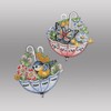 atelier alles-Spitze Set of 2 Small Window Stickers Blue Tit