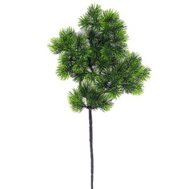 Mistari 5 Pack Artificial Pine Needles Pine Branches Spray Fake Greenery for Garden Wedding Home Outdoors Decorations (Green)