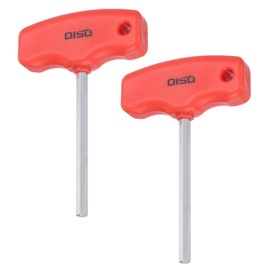 HARFINGTON 2pcs T-Handle Hex Key Wrench 5mm Metric T-Key Inner Hexagon Wrenches Spanner Repair Tool for Automotive Household Maintenance