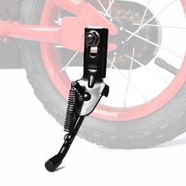 OIENNI Bicycle Side Stand, For Children Bicycle, Kickstand, Compatible with 12, 14, 16, 18 Inch Wheels, Replacement for Assistant Wheels, Carbon Steel, Bicycle Stand (16 inch)