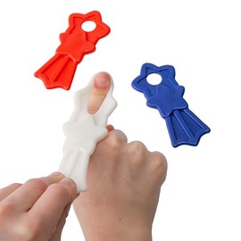 Fun Express 3" Stretchy Patriotic Vinyl Shooting Star Flingers - 12 Pieces