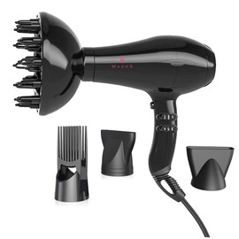 Professional Powerful Hair Dryer Negative Ionic 2 Speeds and 3 Temperature Settings and Cool Shot Button 1875w AC Motor Fast Drying Blow Dryer with Concentrator