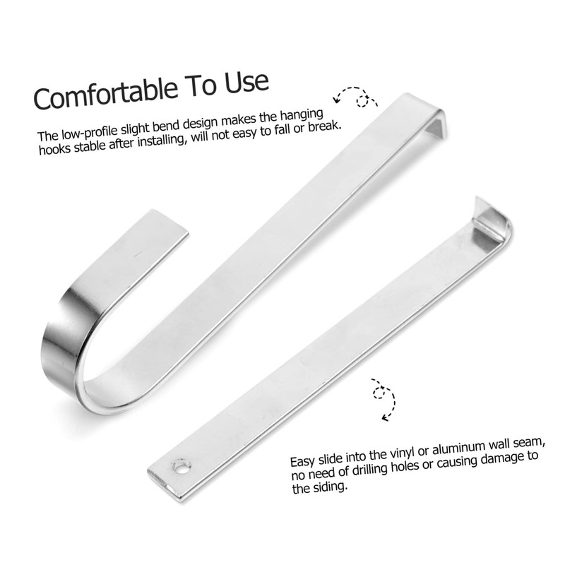 Alipis Outdoor Hanging Hooks No Drilling Siding Hangers s Hooks