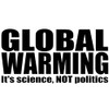 CafePress Global Warming Science NOT Politics(Rectangular) Rectangle Bumper Sticker Car