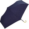 Wpc. 801-5987 Parasol Star Stitch Mini Navy Folding Umbrella, Women's,