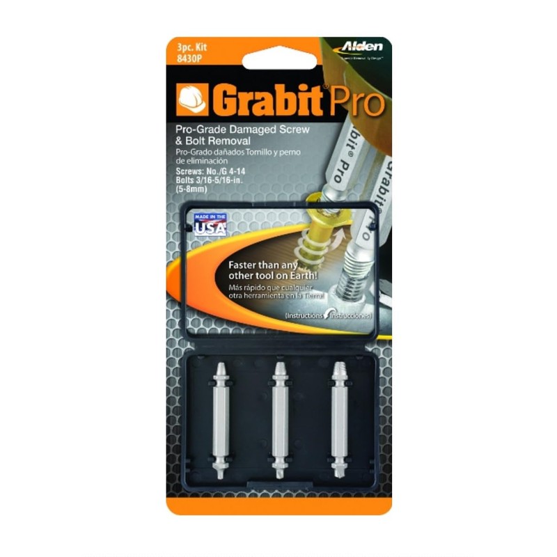 Alden 8430P Pro Grabit Broken Bolt and Damaged Screw Extractor
