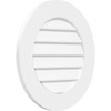 Ekena Millwork GVPRO18X1801SN Round Surface Mount PVC Gable Vent, Factory