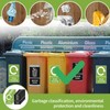 HARY 10Pack Recycling Stickers for Bins - 15x10cm General Waste