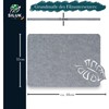 4-Piece Set Felt Table Coasters Place Mat Table Runner Washable