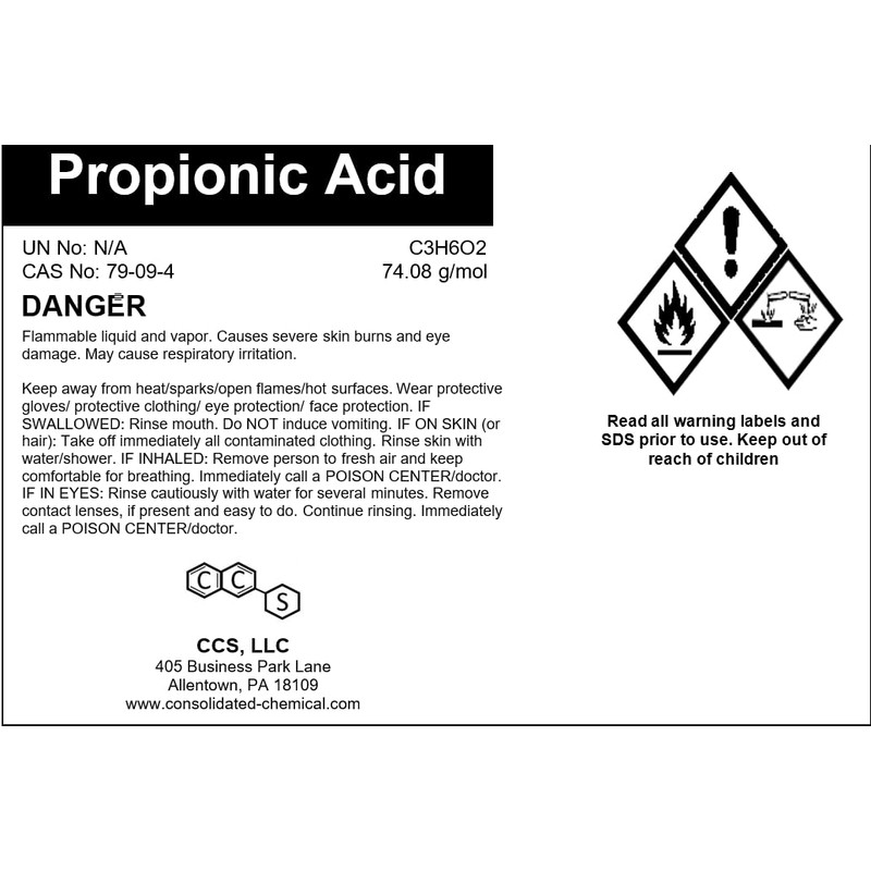 Propionic Acid 30ml (1 Fl Oz)