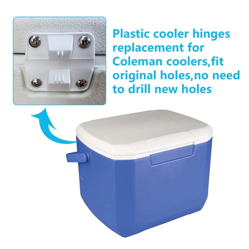 ​​Replacement Cooler Hinges for Coleman Camping Accessories and Ice Chest,