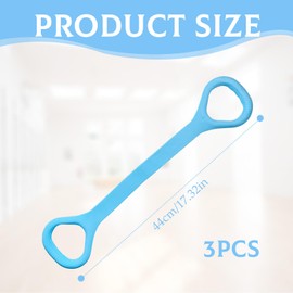 3 Pcs Resistance Bands Elastic Yoga Ropes, Resistance Bands with Handle, Suitable for Stretching Exercises on the Arms, Shoulders, and Back. Stretch Bands for Exercise Can Be Used for Yoga, Pilates