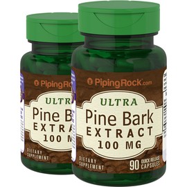 Pine Bark Extract 100mg 2 Bottles x 90 Capsules