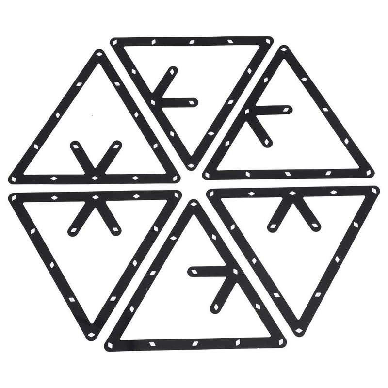 01 Triangle Magic Ball Rack for 8 Ball, 9 Ball
