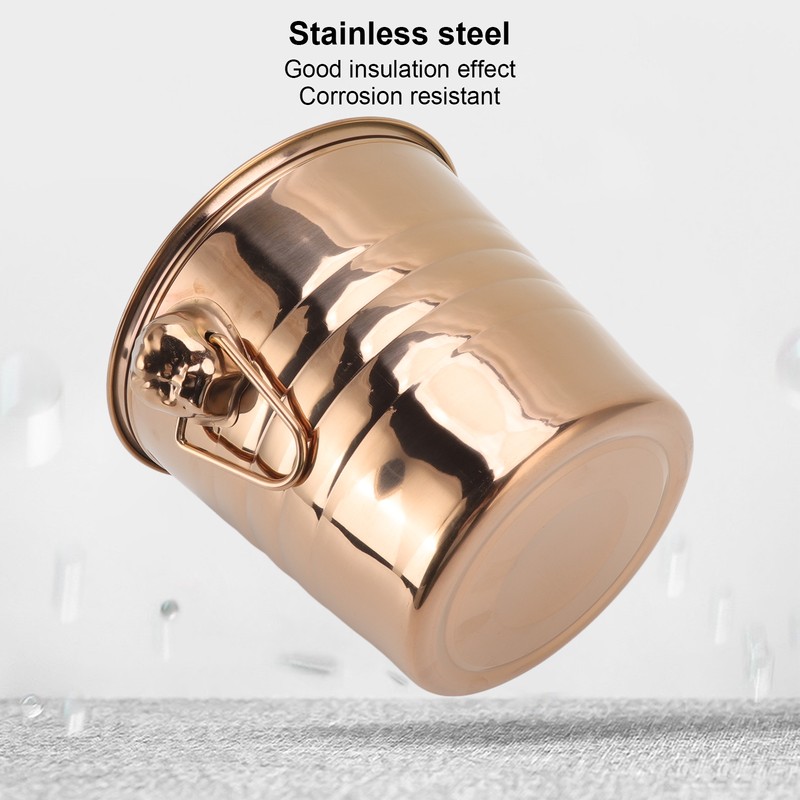Wine Bucket 201 Stainless Steel Integral Molding Double Layer Design