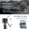 Avella Carbon Fiber Video Monopod Tripod Stand Kit With Fluid