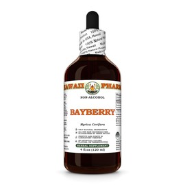 Bayberry (Morella Cerifera) Dry Root Bark Glycerite, Made in Hawaii, All Natural, Vegan, Lab Tested Alcohol-Free Liquid Extract - 4 fl.oz