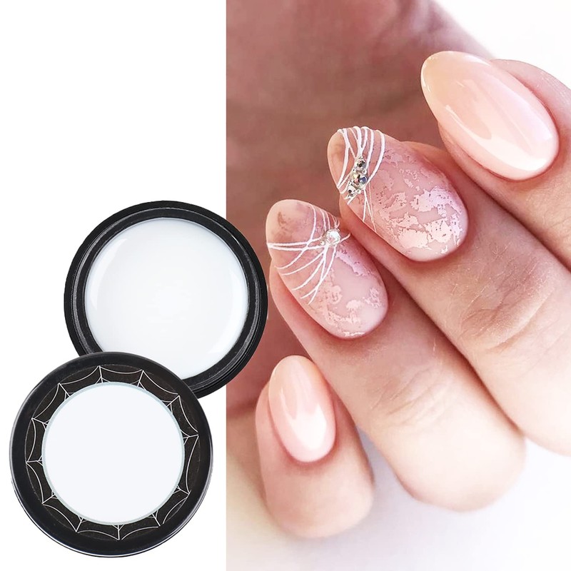 Vonrui White Spider Gel for Nails, White Gel Paint for