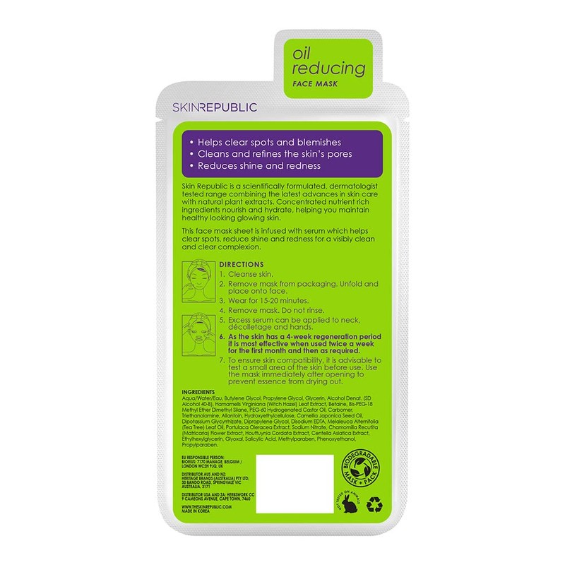 Skin Republic Spots and Blemish Face Mask, For a More