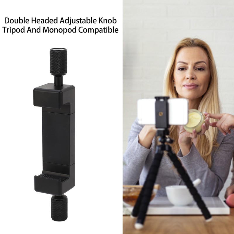 Metal Smart Phone Tripod Mount Adjustable Tripod Phone Mount Holder