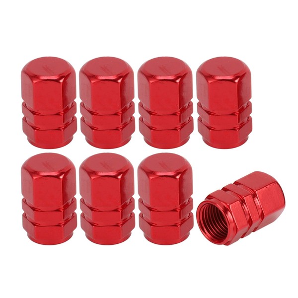 VekAuto 8 Stück Reifenventilkappen, 10x17MM Auto Radventilkappe Universal für Auto