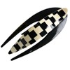 Handmade Celluloid French Design Tortoise Shell Barrettes Side-slide Opening Duck