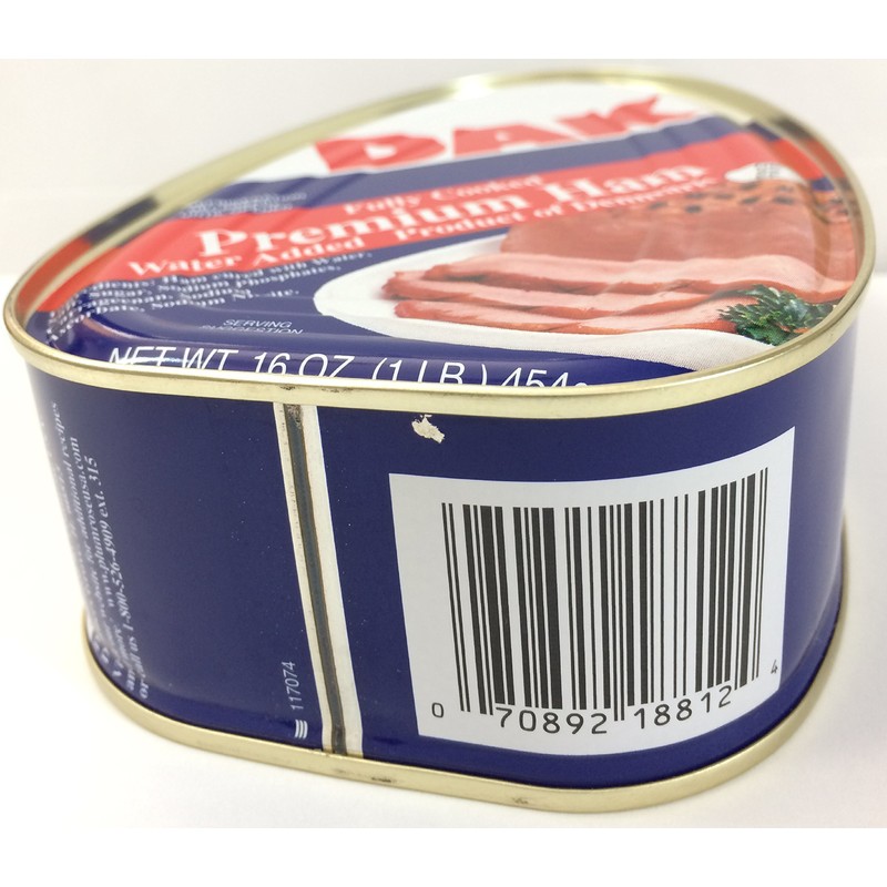 Dak, Premium Ham, 16oz Can (Pack Of 2)