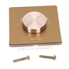 50W Volume Controller Knob Aluminum Alloy Frame 5 Position Constant Resistance Tuning Switch Wall Volume Control