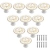AvoDovA 10PCS Kitchen Cabinet Knobs Drawer Pulls Ideal Door Knobs