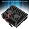 Aluminium Alloy Armor Case Kit with Dual Cooling Fan Heatsink