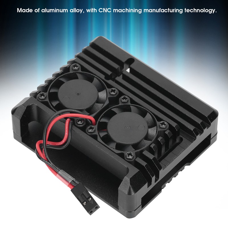 Aluminium Alloy Armor Case Kit with Dual Cooling Fan Heatsink