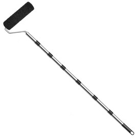 9 Inch Drywall Compound Roller Cover with 1 Pcs Paint Frame,6.6Ft Detachable Pole Handle, Drywall Texture Brush, Mud Roller for Putty, diatomaceous Earth, molding Paste, Textured coatings